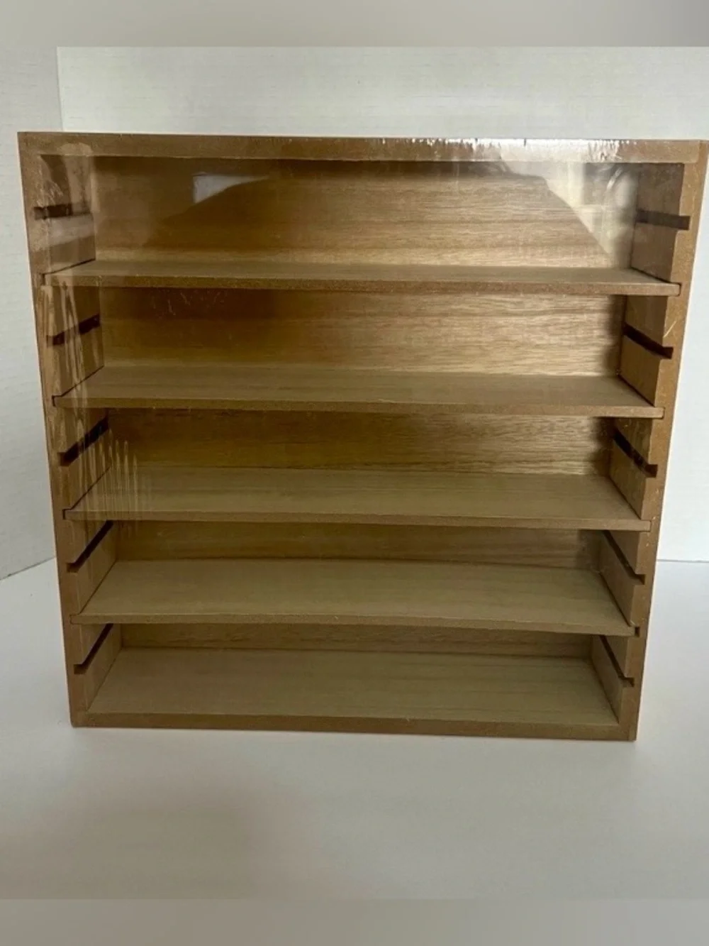 NEW - 12x12 Adjustable‎ Wood Shelf Target Bullseye's Display RETIRED Rare